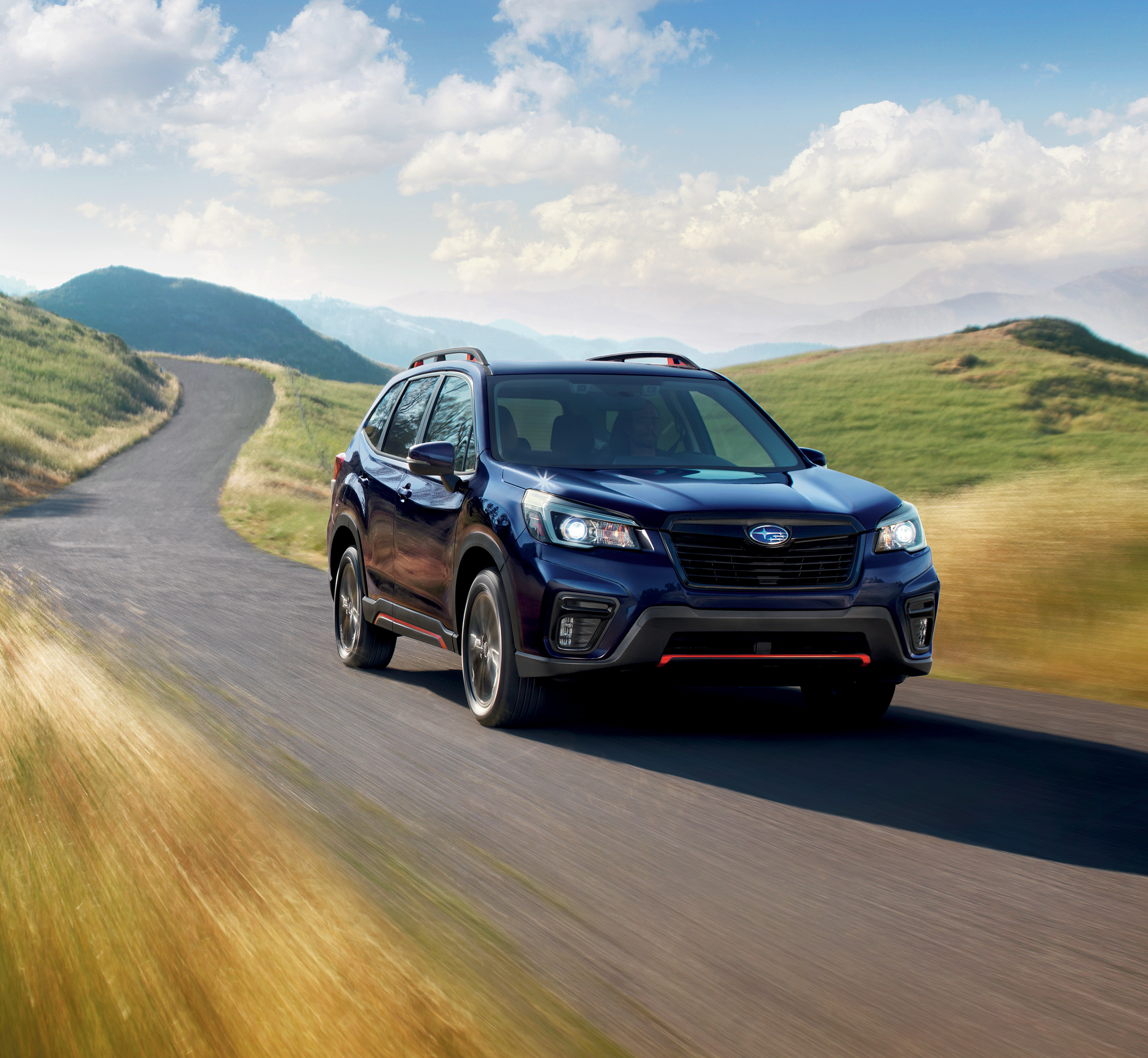 2019 Subaru Forester Sport on the track.