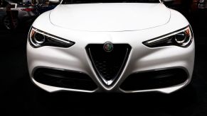 2018 Alfa Romeo Q4 Stelvio is on display at the 110th Annual Chicago Auto Show