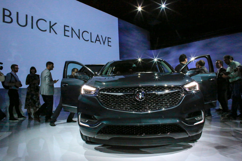 The Buick Enclave midsize SUV