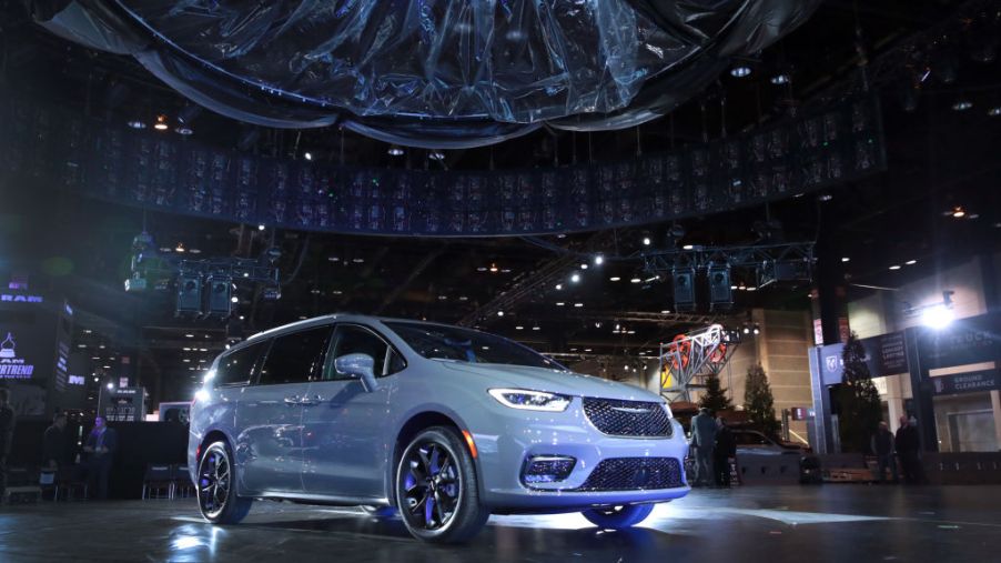 Chrysler shows off the 2021 Pacifica at the Chicago Auto Show on February 06, 2020 in Chicago, Illinois