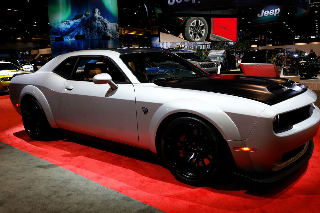 2020 Dodge Challenger SRT Hellcat Redeye is on display at the 112th Annual Chicago Auto Show 