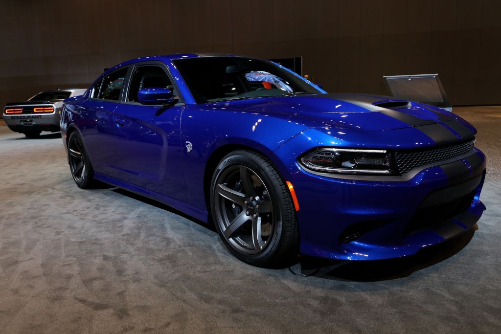 2018 Dodge Charger SRT  Hellcat is on display at the 110th Annual Chicago Auto Show