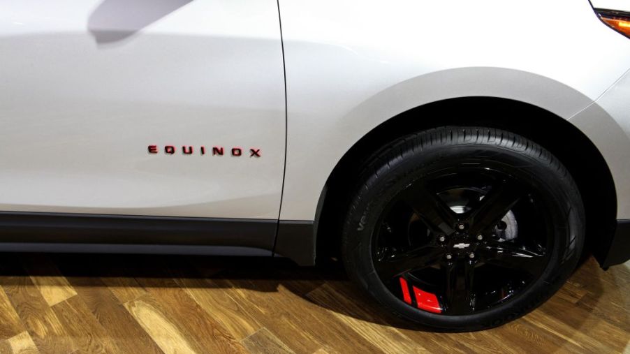 2018 Chevy Equinox Redline Edition is on display at the 109th Annual Chicago Auto Show at McCormick Place