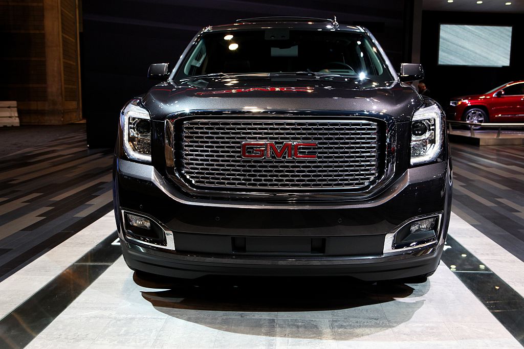 2016 GMC Yukon Denali is on display at the 108th Annual Chicago Auto Show at McCormick Place