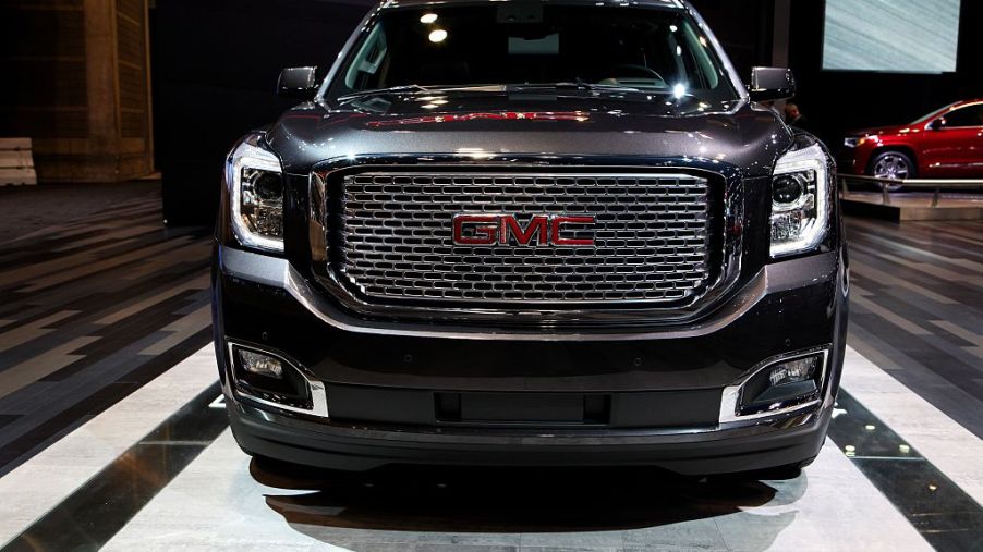 2016 GMC Yukon Denali is on display at the 108th Annual Chicago Auto Show at McCormick Place