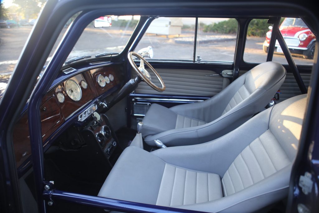 Gildred Racing 1967 Mini Cooper Super Cooper Classic interior