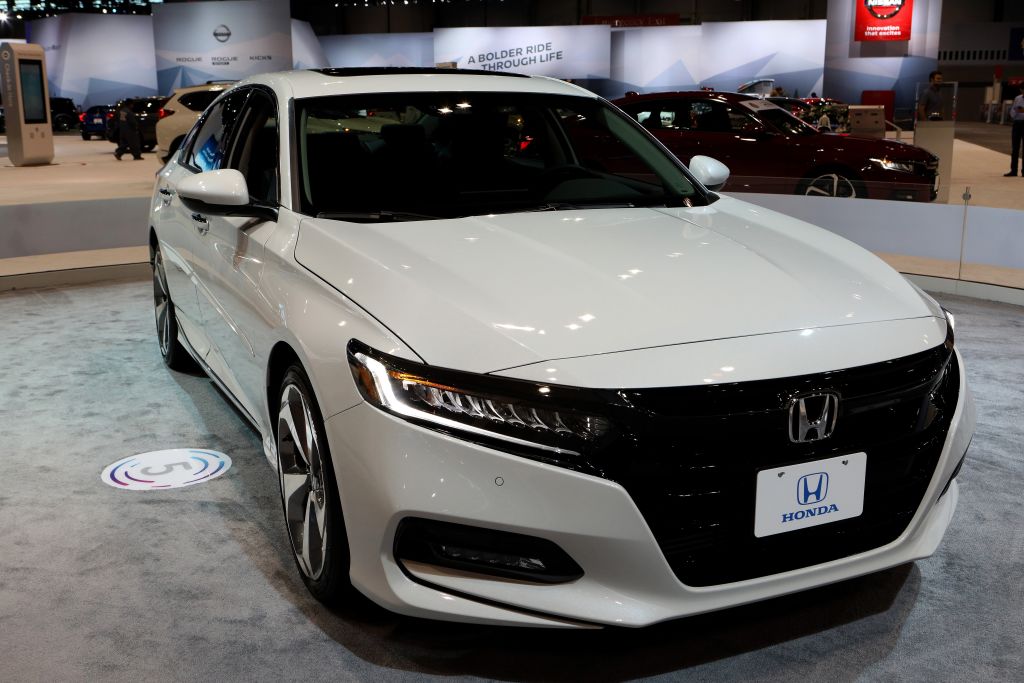 2018 Honda Accord is on display at the 110th Annual Chicago Auto Show at McCormick Place