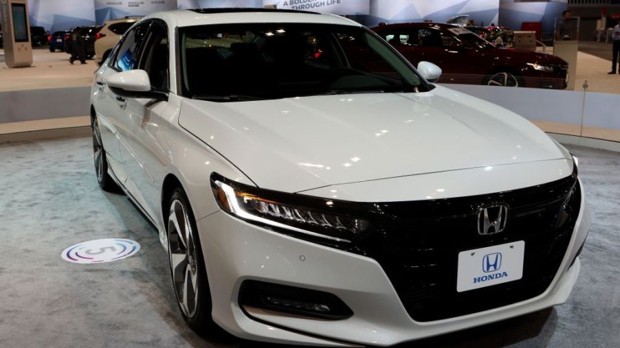 2018 Honda Accord is on display at the 110th Annual Chicago Auto Show at McCormick Place
