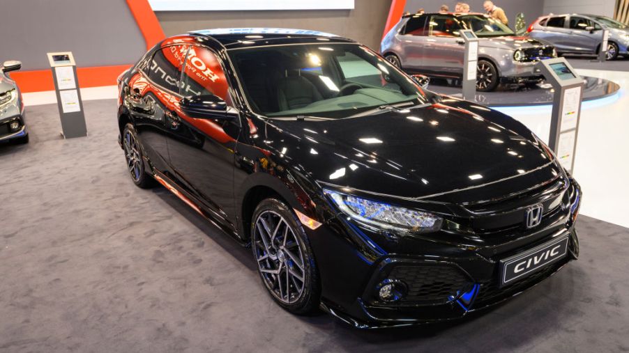 Honda Civic on display at Brussels Expo on January 9, 2020
