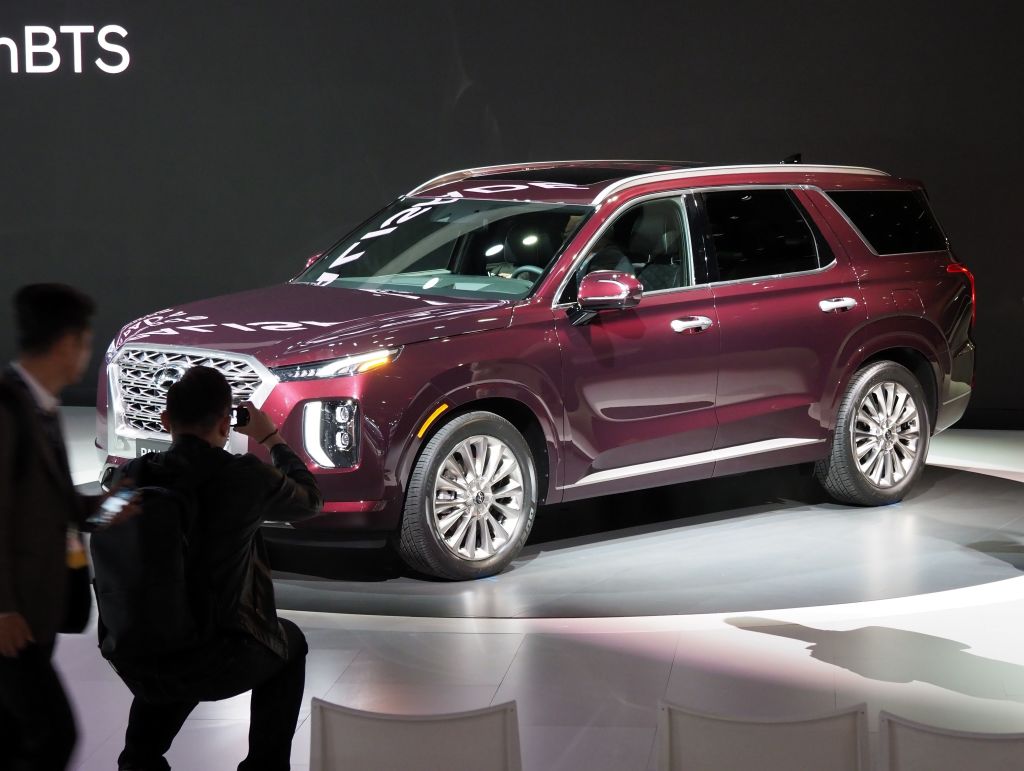The Hyundai Palisade unveiled at AutoMobility LA