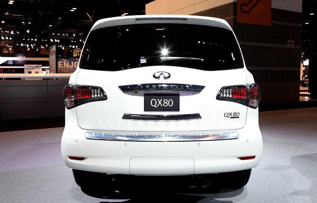 2016 Infiniti QX80 Limited is on display at the 108th Annual Chicago Auto Show at McCormick Place
