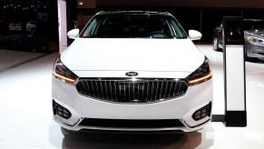 2017 Kia Cadenza is on display at the 109th Annual Chicago Auto Show at McCormick Place