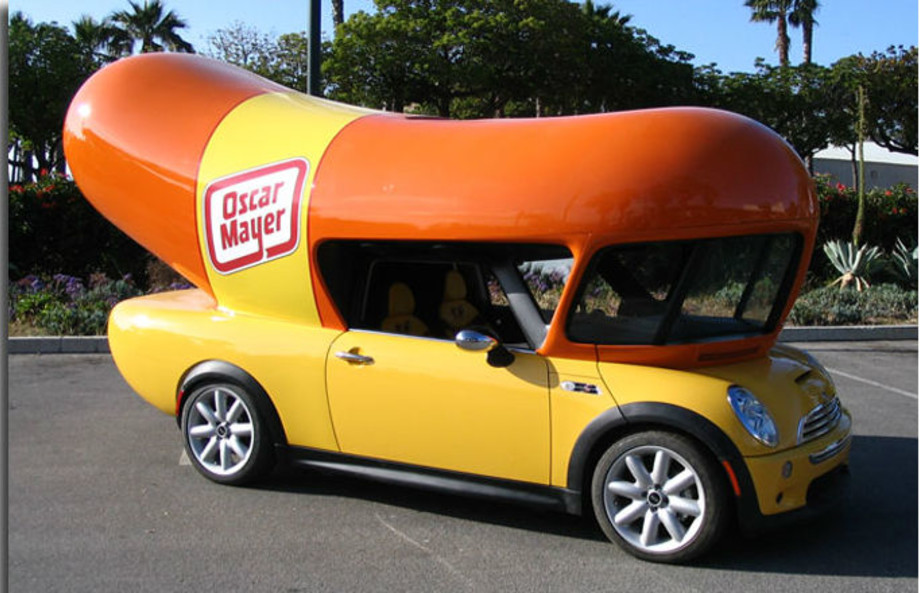 Mini Cooper Wienermobile | Oscar Mayer