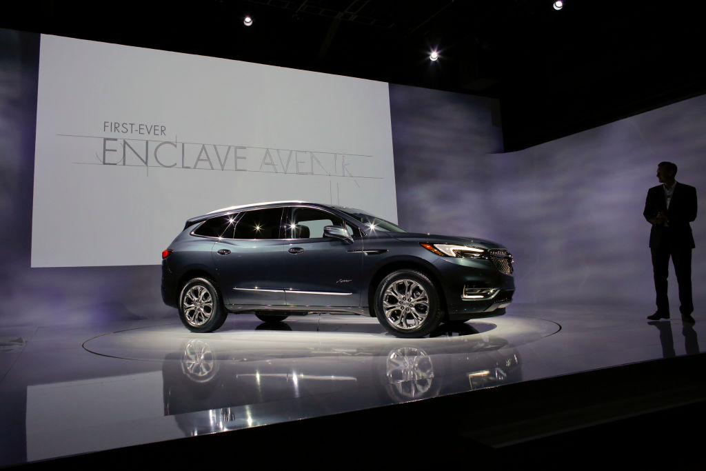 The new Car Buick Enclave Avenir ahead on the International Auto Show in New York