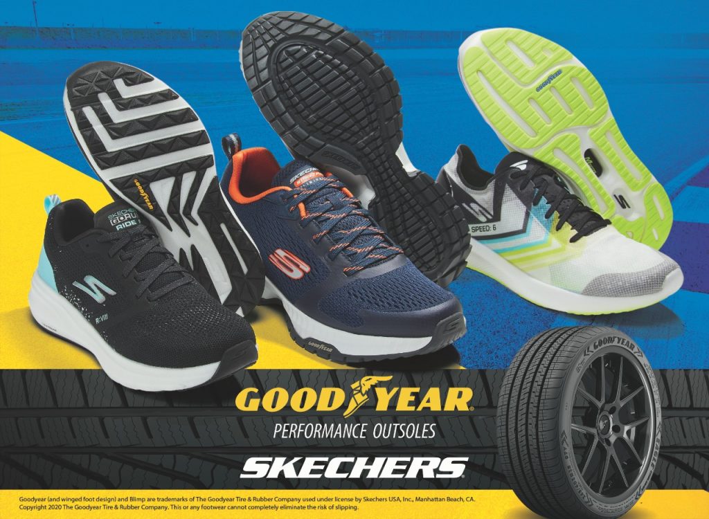 Goodyear and Sketchers Team up Using Tire Technology