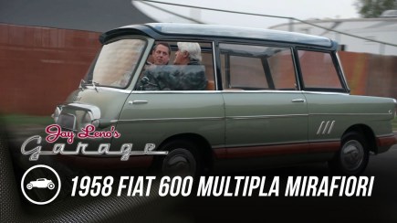 Jay Leno Drives the World’s Rarest Fiat 600 Minivans
