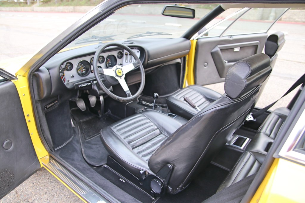 1975 Ferrari 308 GT4 interior