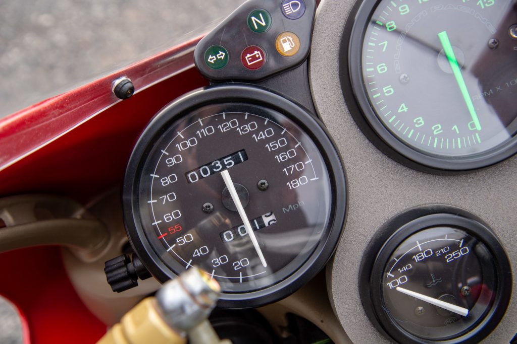 1997 Ducati 916S odometer detalj