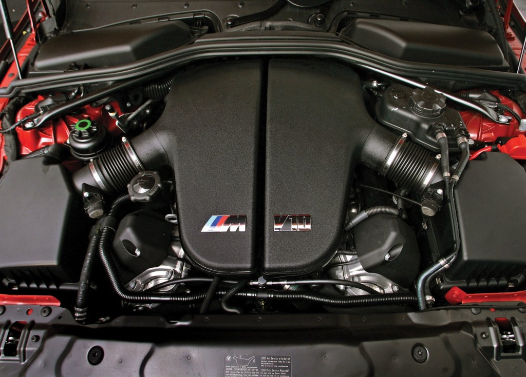 2007 BMW M5 E60 engine bay
