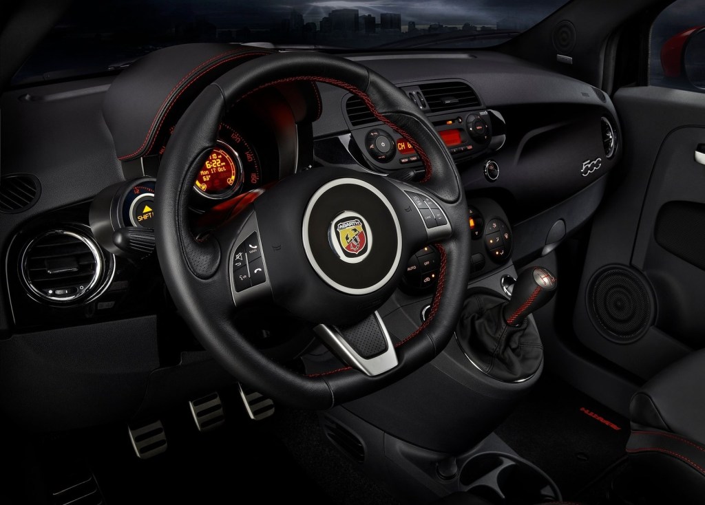 2012 Fiat 500 Abarth interior