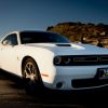 A white 2015 Dodge Challenger