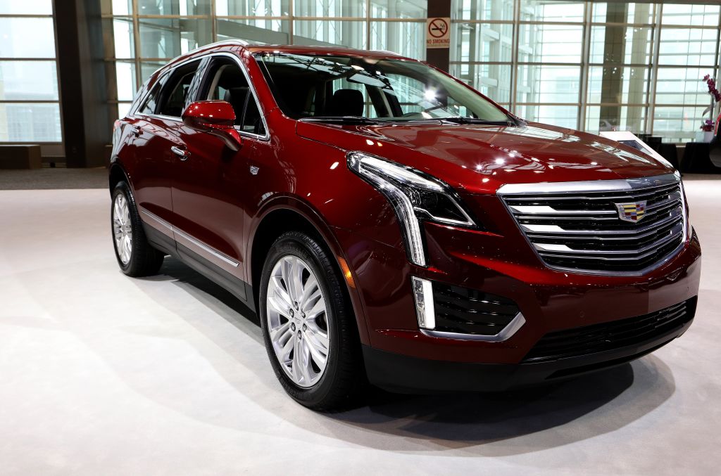 2018 Cadillac XT5 is on display at the 110th Annual Chicago Auto Show