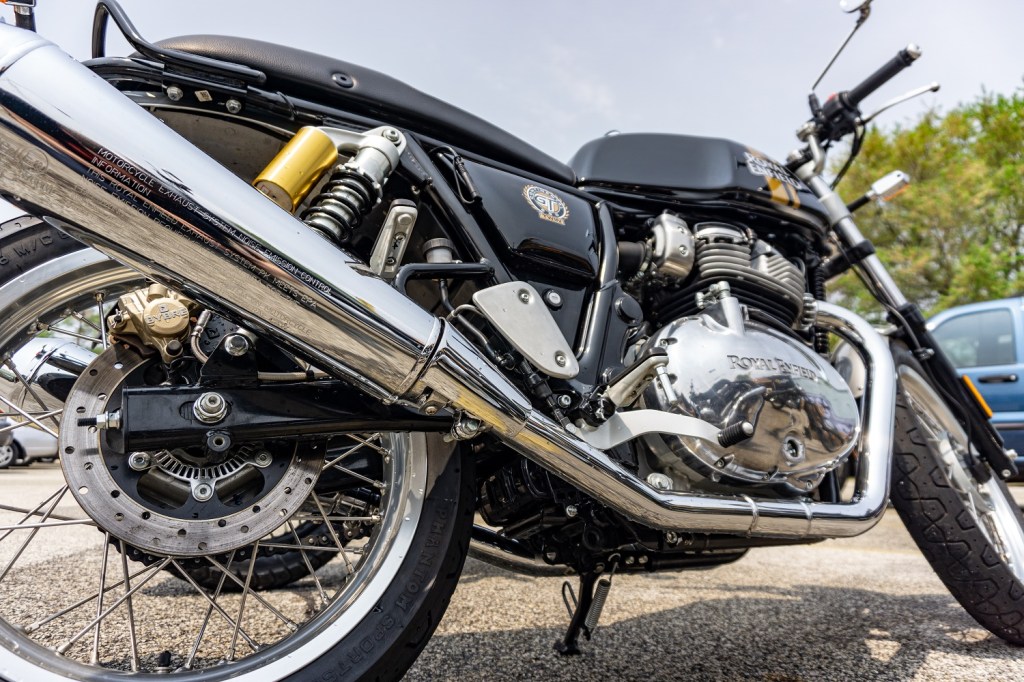 2019 Royal Enfield Continental GT 650 low angle