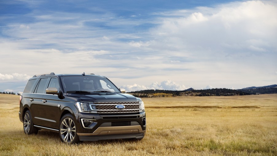 2020 Ford Expedition outside in field.