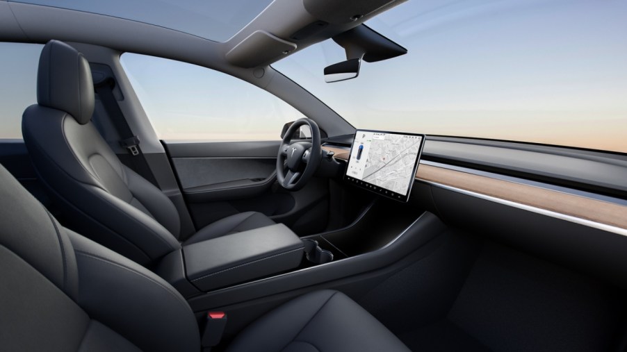 2020 Tesla Model Y interior