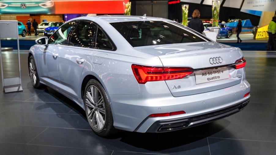 Audi A6 50 TFSI e quattro on display at Brussels Expo