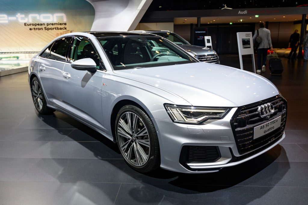 Audi A6 50 TFSI e qauttro on display at Brussels Expo