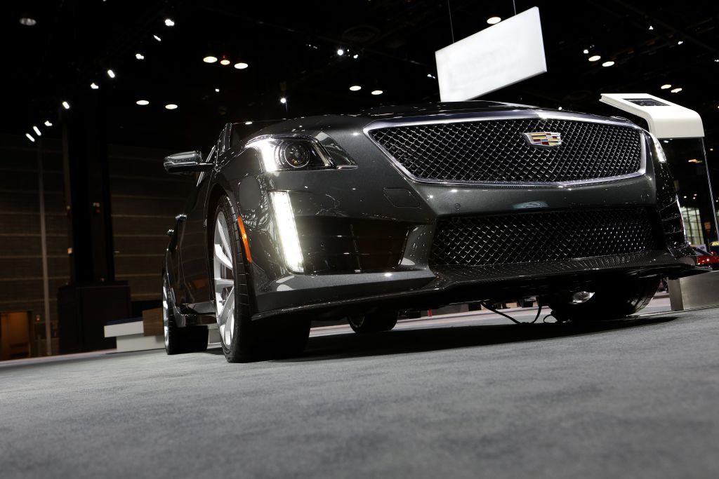 2018 Cadillac CTS is on display at the 110th Annual Chicago Auto Show