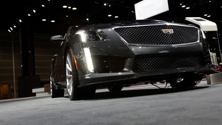 2018 Cadillac CTS is on display at the 110th Annual Chicago Auto Show