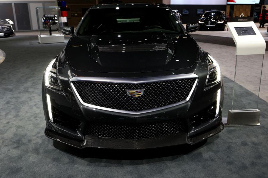 2018 Cadillac CTS is on display at the 110th Annual Chicago Auto Show at McCormick Place