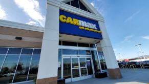 A Carmax storefront