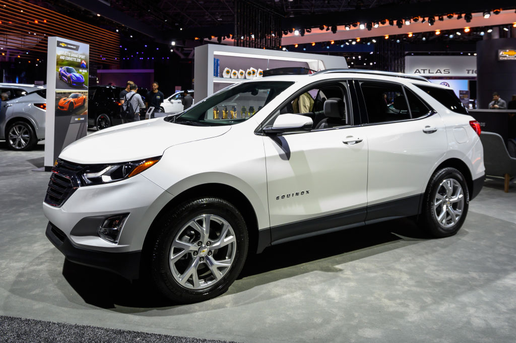 Chevy Equinox on display at auto show 