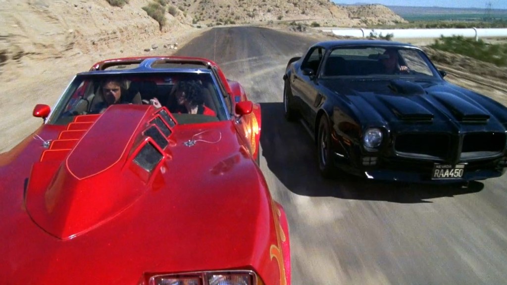 A scene from the 1978 film Corvette Summer.