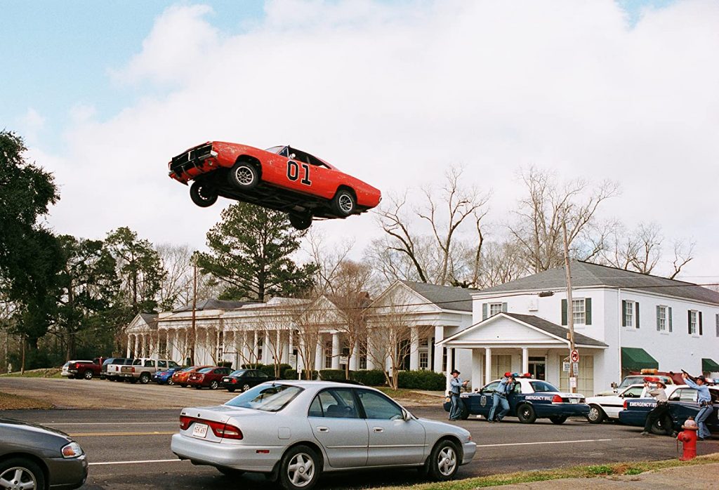 A scene from the 2005 movie Dukes of Hazzard.