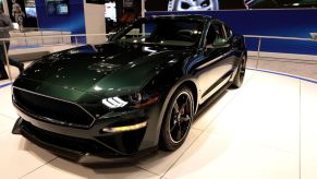 2019 Ford Mustang Bullitt is on display at the 110th Annual Chicago Auto Show