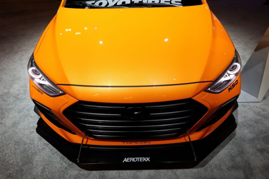 Hyundai BTR Elantra Sport Concept is on display at the 110th Annual Chicago Auto Show