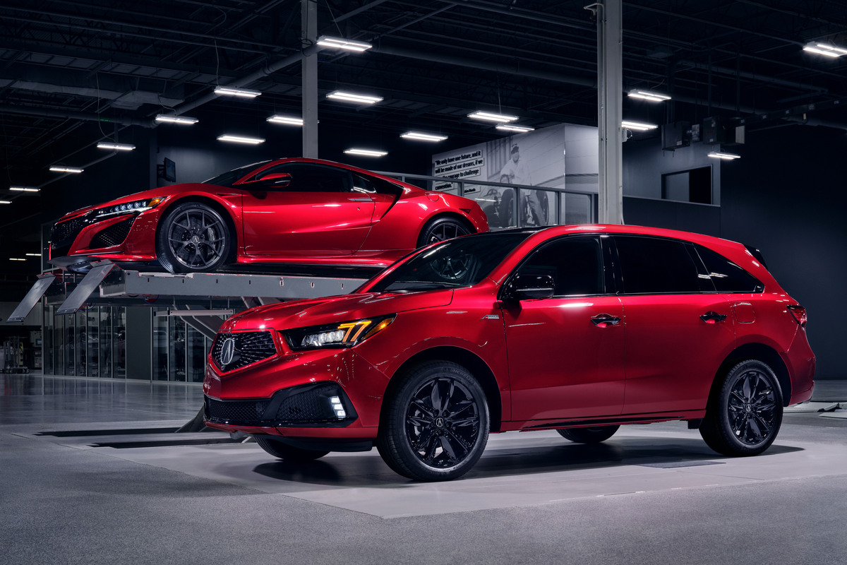 Red 2020 Acura MDX PMC Edition