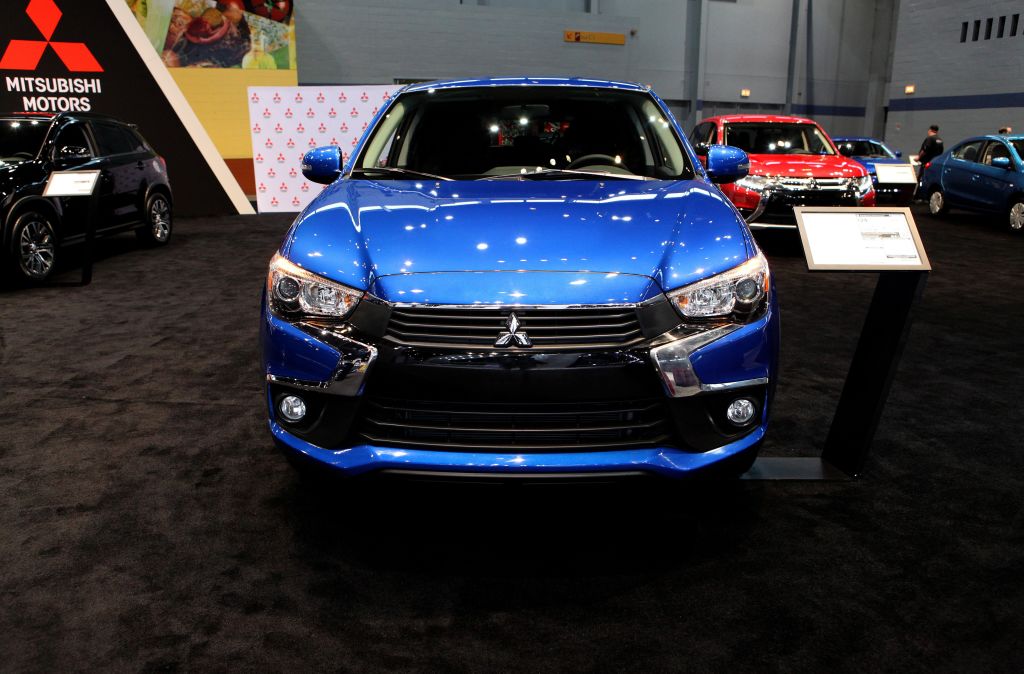 2017 Mitsubishi Outlander Sport is on display at the 109th Annual Chicago Auto Show 