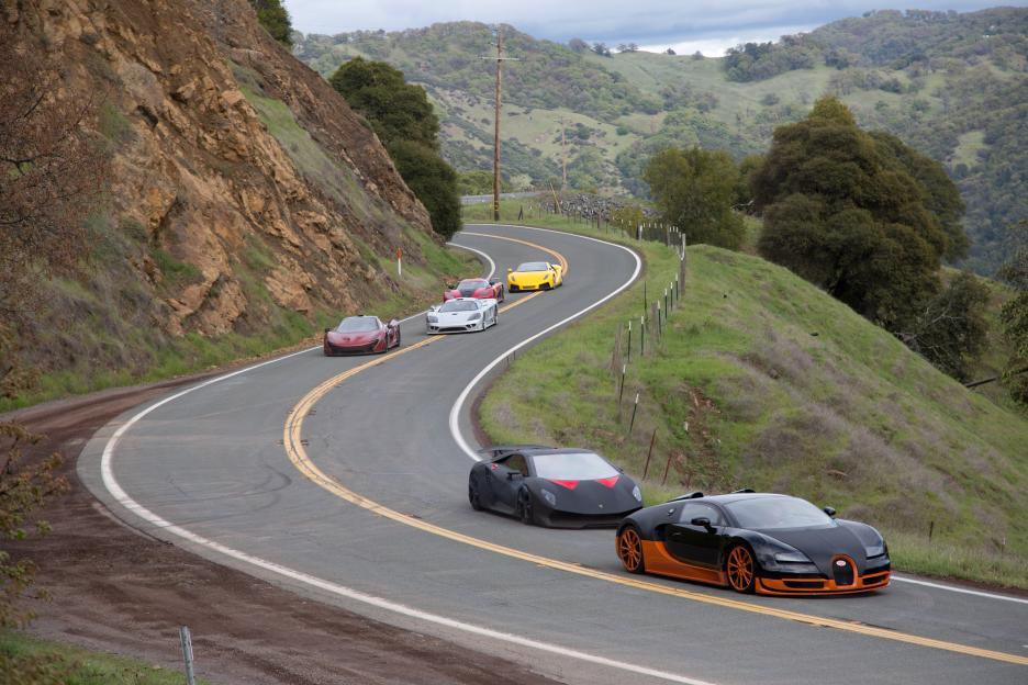A scene from the 2014 film Need for Speed.