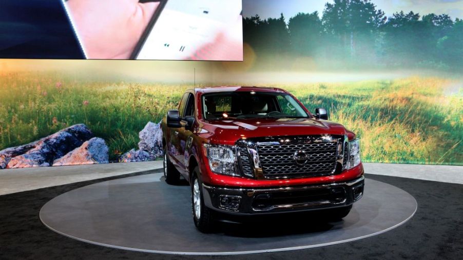 2017 Nissan Titan is on display at the 109th Annual Chicago Auto Show