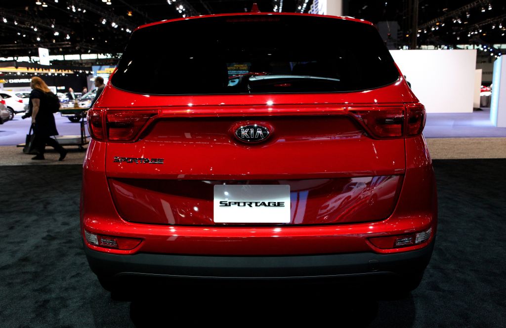 2017 Kia Sportage is on display at the 109th Annual Chicago Auto Show at McCormick Place