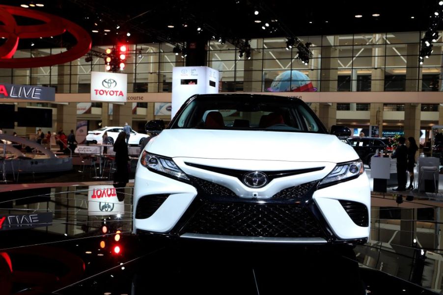 A Toyota Avalon on display