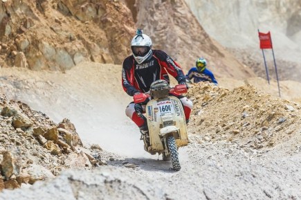 Want an Off-Road Rally Machine? Try a Vespa Scooter