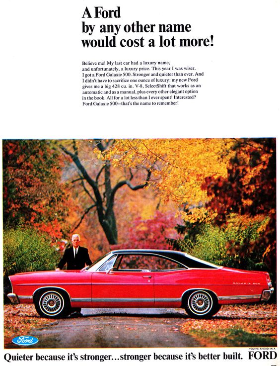 1967 Ford Sportsroof advertising | Ford