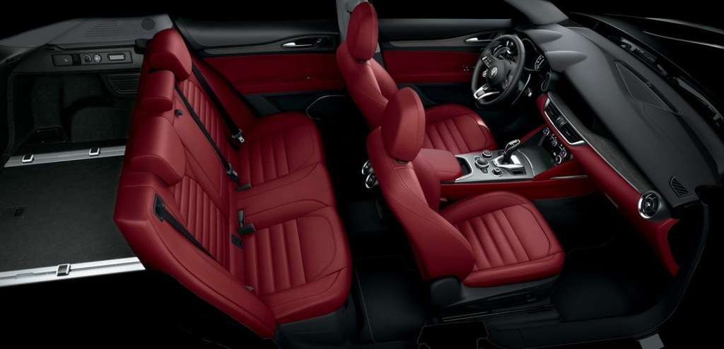 2020 Alfa Romeo Stelvio seat layout