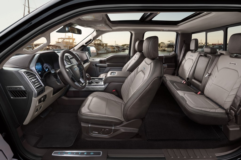 2020 Ford F-150 Limited pickup truck interior